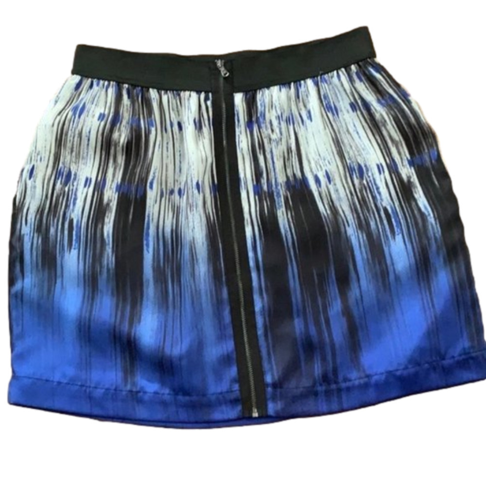 KENNETH Cole Exposed Zipper Mini Skirt